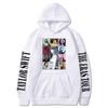 Moletom Masculino Europeu e Americano Tylor Ers r 0 Ccert r Crewc Estampado Perímetro com Capuz