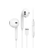 Fone de ouvido com fio para celular Apple Huawei Android tipo C intra-auricular de 3,5 mm com caixa de cristal internacional