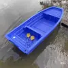 Bote de Plástico Doble Capa Engrosado Bote de Asalto Control y Prevención de Inundaciones Plástico Resistente PE Red Inferior Bote de Pesca Bote Pequeño Bote de Limpieza