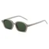 2025 Estilo Nuevo Transfronterizo Huevo de Ganso Moda Gafas de Sol de PC Europeas y Americanas Personalizadas Ovaladas Remaches Simples Casuales Gafas de Sol