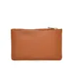 Monedero simple ultradelgado con cremallera corta transfronterizo para hombre y mujer, nuevo, estampado de lichi, estampado de leopardo, tarjetero, monedero