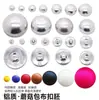 Accesorios para Manualidades al por Mayor Botones Semi-terminados Cubiertos de Tela Botones para Coser con Trasera/Plana Botones Tipo Champiñón Botones Hemisféricos