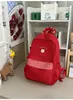 Mochila Casual de Cuadros Ligera de Color Sólido Tamaños Pequeño y Grande Gran Capacidad Mochila Deportiva para Salidas de Viaje Estudiante