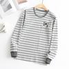 Ropa de otoño para hombres y niños mayores algodón puro fina estudiantes de secundaria una pieza Top ropa interior térmica para mujer venta al por mayor entrega