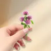 50 Piezas de Pegatinas Transparentes de Pétalos Florales, Estilo Ins Realista, Exquisitos Materiales para Journaling Femenino, Caja de Almacenamiento, Pegatinas Guka