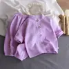 Traje de Algodón Hilo con Cuello Alto para Niños Verano Delgado Niños y Niñas Algodón Puro Ropa de Casa Gasa para Bebé Ropa de Aire Acondicionado Ropa para Niños