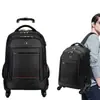 Bolsa de viaje con ruedas para negocios, de gran capacidad, para estudiantes, para niños y estudiantes, mochila escolar para exteriores
