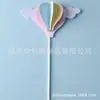 Adornos de Pastel de Globo Aerostático Tridimensionales Decoración de Inserción Niños Adultos Fiesta de Cumpleaños Letrero de Inserción
