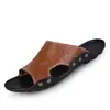 Zapatos de Playa de Cuero de Vaca para Hombre de Talla Grande 45 46 Transpirables Chanclas de Cuero Blanco Talla Pequeña 36 Chanclas de Moda para Hombre 37
