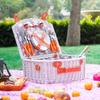 Cesta de Picnic de Ratán Personalizada Transfronteriza Portátil Aislada Caja de Picnic Cesta de Almacenamiento para Picnic al Aire Libre con Tapa Cesta de Almacenamiento para Vajilla