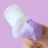 Botella de Muestra Cosmética Portátil con Forma de Loto y Color Degradado, Botella Vacía, Contenedor de Viaje de Silicona de Grado Alimenticio