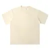 Camiseta de Manga Corta 100% Algodón Puro para Hombre, Blanca Pura Estampada de Moda Camiseta Base de Media Manga, Tops Casuales Sueltos de Verano para Ins
