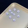 Zirconia de corte especial tipo rueda de la fortuna de 6 mm con baño de color degradado, diamante suelto, mismo estilo que se ve en las transmisiones en vivo, accesorios para decoración de uñas, pendientes de botón y adornos de diamante