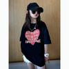 Exportación Transfronteriza Popular Ropa Infantil de Algodón Puro Camisetas de Niñas Manga Corta Infantil Mediana y Grande Tops de Niñas Manga Media Ropa de Verano a la Moda