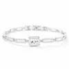 Pulsera de terrones de azúcar de venta cruzada para mujer, lujo ligero, alta gama, nicho, exquisita, versátil, pulsera minimalista, joyería de moda para mujer