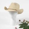 Sombrero vaquero occidental para hombres y mujeres, para usar en verano, protección solar, sombrero de sol retro, sombrero de caballero, Nuevo