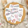 Set Transfronterizo de 18 Tarjetas Motivacionales de Animales de Dibujos Animados con Mensajes Cálidos, Adecuado para Regalo Diario para Transmitir Intenciones Dulces y Positivas