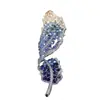 Nuevo Broche de Plumas de Lujo con un Toque Elegante y de Alta Gama, Adecuado para Abrigos y Trajes, Pin Antiexposición, Accesorio de Noche, Ramillete