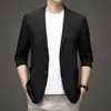 Comércio Exterior Verão Novo Casual Pequeno Terno Masculino Tamanho Grande Proteção Solar Estilo Leve Maduro Jaqueta de Terno de Negócios Estilo Leve