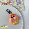 Chaveiro Grande Fofo Crayon Shin-Chan Estilo Engraçado Pingente de Mochila Escolar de Estudante Resina Celebridade da Internet Presente para Melhor Amigo