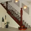 Corrimãos de Escada de Ferro Europeus, Escadas de Metal Artesanal, Artesanato de Ferro para Casa Corrimão Interno Forjado Acessórios