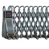 Fábrica de Portão Retrátil Elétrico de Aço Inoxidável, Portão Retrátil Elétrico para Villa, Portão Deslizante, Painel de Vedação, Controle Remoto Retrátil