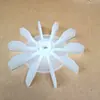 Accesorios para compresor de aire motor ventilador recto ventilador de enfriamiento bomba de aire pequeña bomba de gasolina aspa de ventilador de plástico orificio D al por mayor