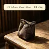 Bolsa de viagem estilo medieval para pote, bolsa para copo com padrão de nuvem, bolsa de armazenamento retrô estilo chinês novo feita à mão em brocado anti-queda, acessórios para cerimônia do chá