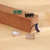 Temperamento rectangular irregular clip para hueso de la oreja sin agujero en la oreja personalidad fresca femenina clip para hueso de la oreja 2022 nuevos aretes de moda