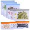 Saco de Conservação de Alimentos Peva Saco Fosco para Armazenamento de Alimentos Saco Selado para Manter Fresco Saco à Prova d'Água Autosselante Saco Colorido com Zíper