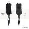 Pente de Cabelo com Cerdas de Javali e Almofada de Ar para Cabelos Cacheados Definition Styling Comb Pente Elástico Salão de Beleza Casa