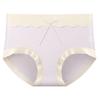 Roupa íntima feminina plus size de modal 7A, cintura média, sem costura, respirável, virilha de seda de amoreira antibacteriana, calcinha sexy para quadril
