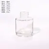 Botella Difusora de Aromaterapia Transparente, Botella de Aromaterapia sin Llama, Botella Dispensadora de Fragancia, Botella Vacía de Vidrio, Botella de Perfume con Tapa de Rosca