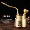 Narguile de Metal Novo com o Caractere "Fu" Nele, Cachimbo de Filtro de Água de Latão Removível e Lavável, Tabaco Grosso, Médio e Fino Pode Ser Usado