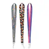 Venta caliente color arcoíris minimalista cordón para teléfono móvil variedad de cinta de poliéster tarjeta de identificación cámara llavero de cuello accesorios