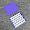Esmalte de Uñas Pintura Acuarela Gel 36 Compartimentos Bandeja Magnética de Almacenamiento Caja de Plástico Mercancía Pequeña Transfronteriza