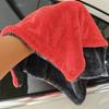 Toalla trenzada a bloques de color de doble cara, engrosada y absorbente, toalla especial para limpiar el coche, toalla para detailing de coche que no suelta pelusa