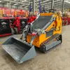 Cargador Compacto de Cuatro Ruedas del Fabricante Original, Cargador para Construcción de Ingeniería Municipal, Cargador Compacto Agrícola
