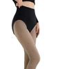 Medias Negras Transparentes de Lunares con Forro Polar para Mujer, Otoño e Invierno Negras Transparentes de Una Sola Capa Sexy Medias Base Transparentes Falsas
