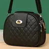 Bolso de hombro ligero y compacto para mujer, bolso cruzado acolchado de rombos, bolso simple y elegante para el día a día, versátil para ir de compras