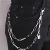Cadena para Jeans de Hombre, Estilo Punk Retro Nueva Cadena Multicapa, Cadena de Cintura de Forma de Candado a la Moda, Cadena para Pantalones