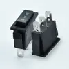 Interruptor Tipo Kcd3 Navio 3 Pinos 3 Velocidades Impressão Preta 1 2 3 Interruptor Basculante Cobre Radiofrequência Interruptor Automotivo 16A
