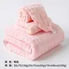 Toalha de Banho que Envolve o Corpo Todo e Pode Ser Usada em Casa, Conjunto de Três Peças, Absorvente e de Secagem Rápida, Conjunto de Toalhas Femininas, Conjunto de Toalhas de Banho para Exportação