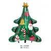 Balão de Natal Árvore de Natal Velhinho Muletas Pirulito Balão de Filme de Alumínio Enfeite de Natal Balão Decoração de Festa