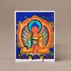 Thangka Cinabrio, Pintura del Quinto Maestro, Farmacéutico Zakiram, Vida Pasada y Vida Presente, Madre Verde Benmingfo, Puede Cambiar la Imagen, Thangka Marea Nacional