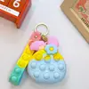 Liquidación de colección de llaveros colgantes de personajes de dibujos animados IP auténticos, lindos colgantes de estrella-luna-conejo para bolsos de niñas, stock para vendedores ambulantes
