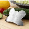 Cozinha corte dispositivo anti-corte doméstico multifuncional Finger armor 430 aço inoxidável corte duplo dedo protetor atacado
