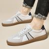 Capa superior piel de vaca vintage zapatos de entrenamiento alemanes para hombre cuero genuino costuras reforzadas suela de piel de vaca zapatos deportivos casuales para hombre modernos