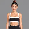 Conjunto de sujetador deportivo y leggings para yoga transfronterizo, diseño de bloques de color, cintura baja, secado rápido, adecuado para actividades al aire libre, uso casual y fitness, conjunto para mujer
