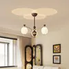 El candelabro de sala de estar de proyección estilo americano más hermoso, luz principal estilo vintage para un gran salón, iluminación de diseño para crear un comedor atmosférico, hierro